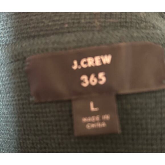 J. Crew green Sophie Open Front Sweater Blazer, large, office, cool weather - Picture 5 of 7
